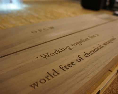 OPCW muurbord