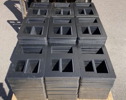 Transport van serieproductie gevreesde koffer inlays